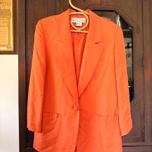 Evan-picone Women's Orange Jacket